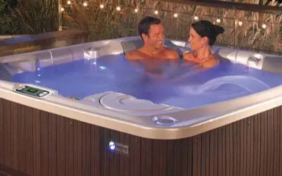 Couple are in the bath tub